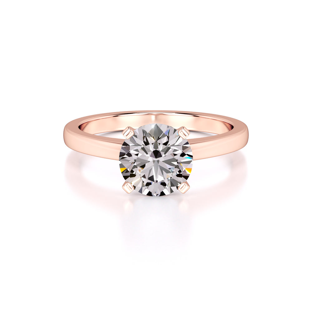 Kim Lab Grown Diamond Ring | Rose Gold | 1