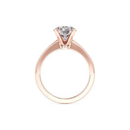 Kim Moissanite Ring | Rose Gold | 4