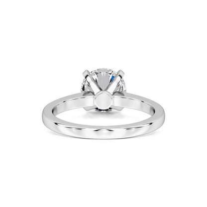 Kim Moissanite Ring | White Gold | 3