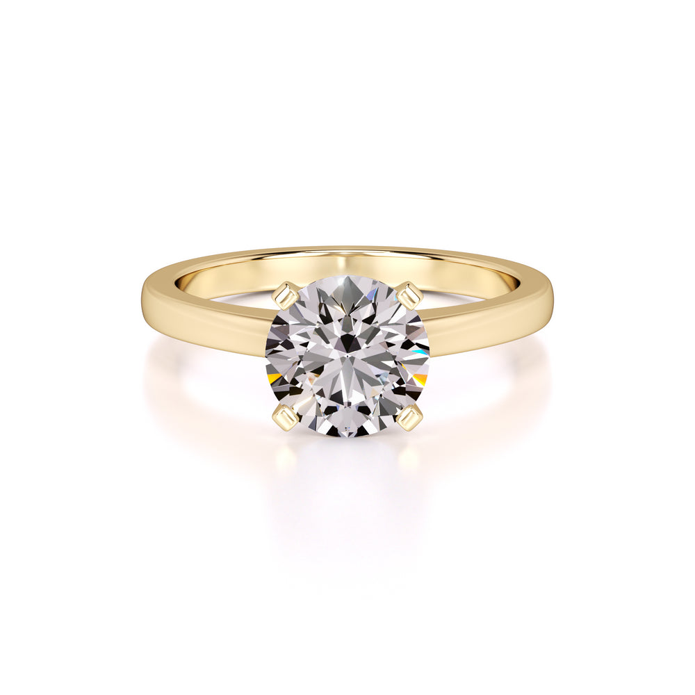 Kim Lab Grown Diamond Ring | Yellow Gold | 1