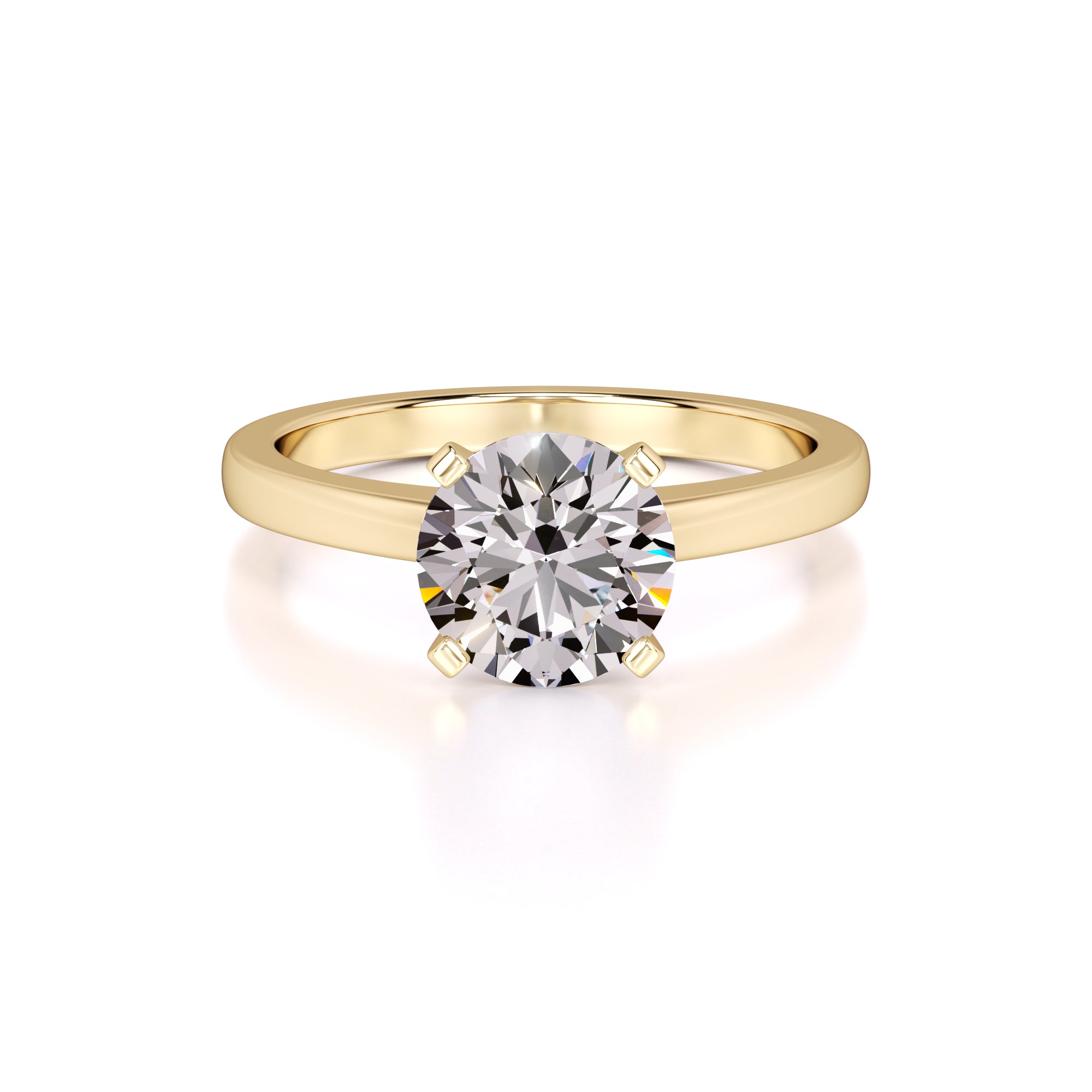Kim Lab Grown Diamond Ring | Yellow Gold | 1