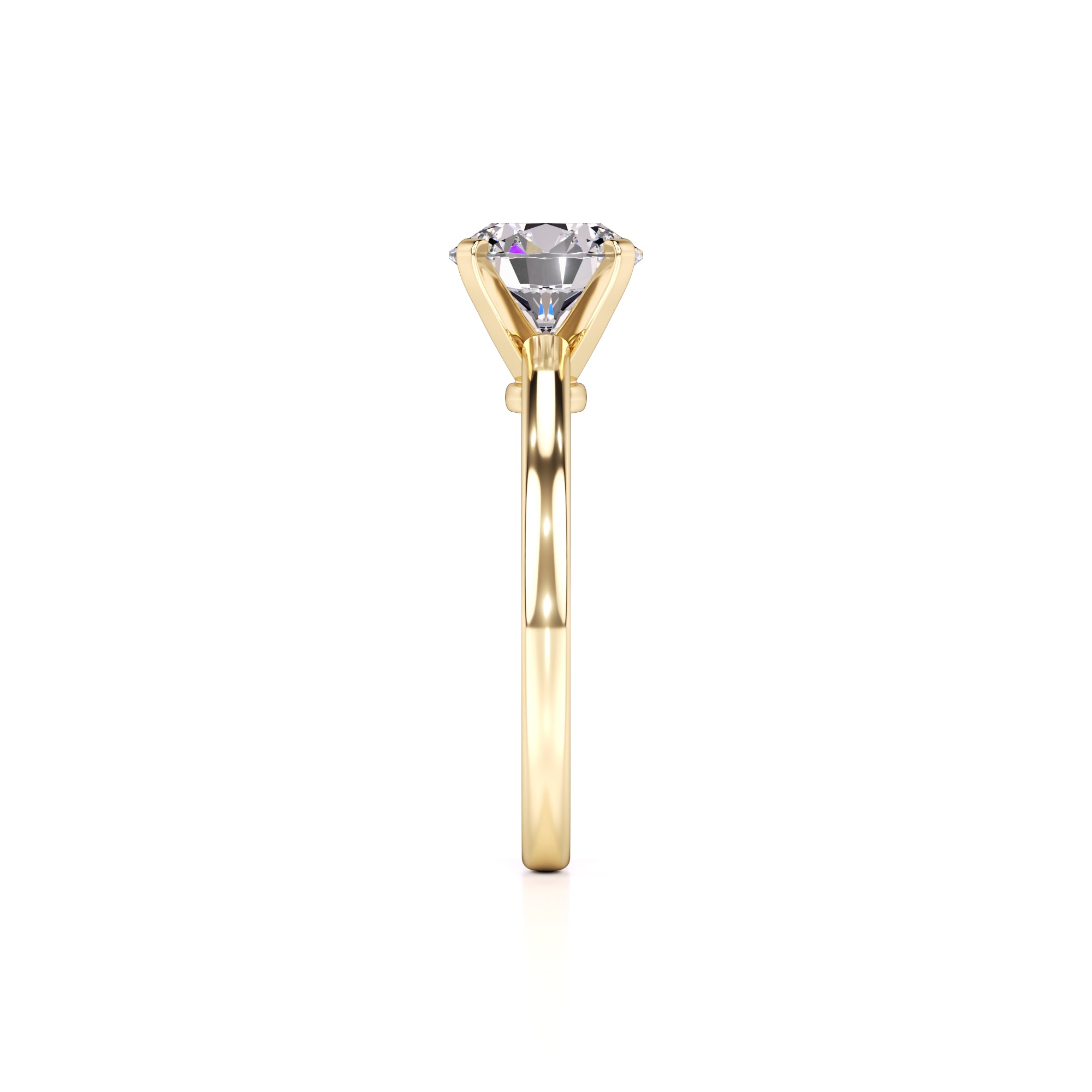 Kim Lab Grown Diamond Ring | Yellow Gold | 4