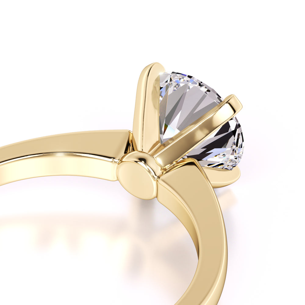 Kim Lab Grown Diamond Ring | Yellow Gold | 2