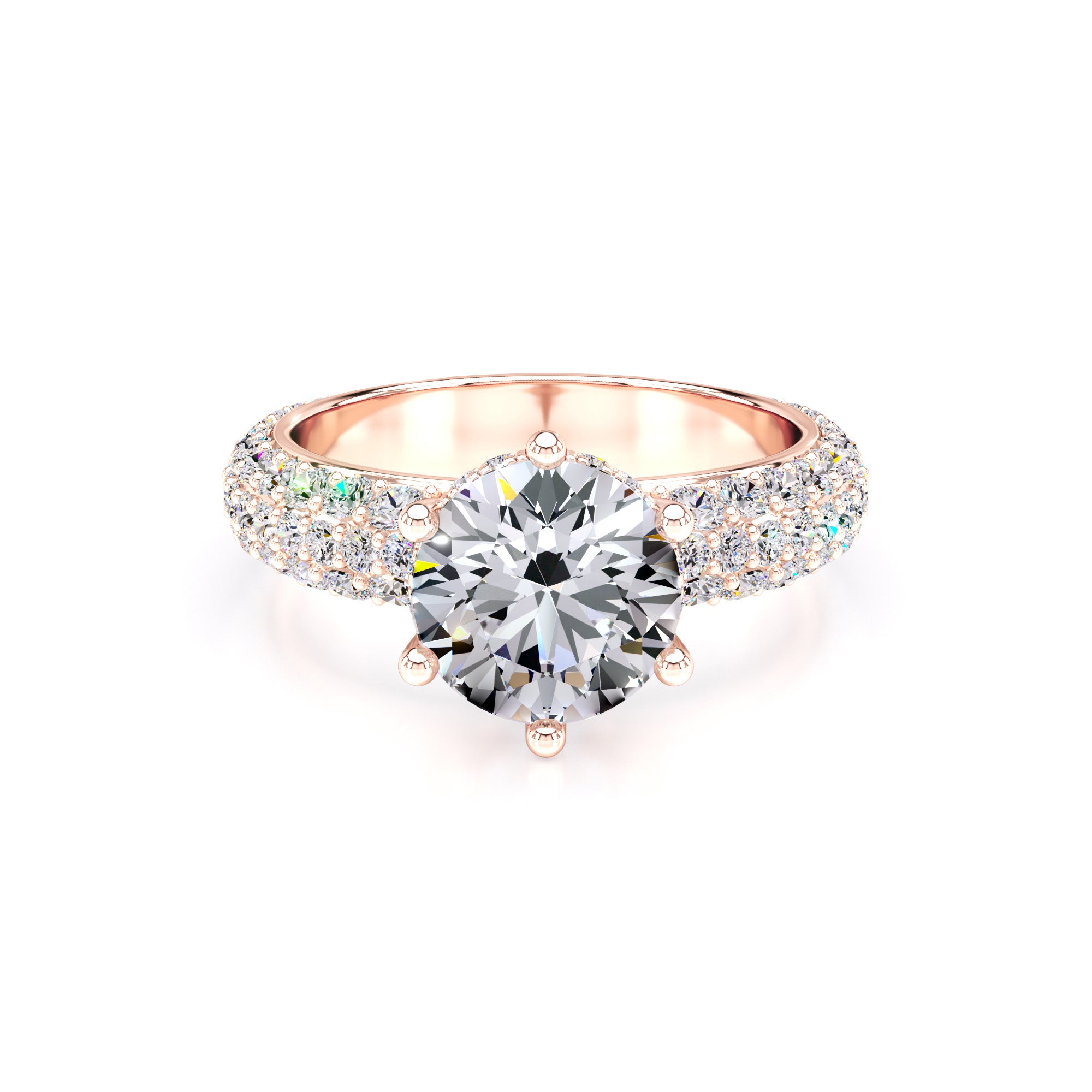 Brooklyn Lab Grown Diamond Ring | Rose Gold | 1