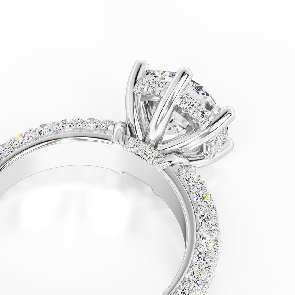 Brooklyn Moissanite & Lab Grown Diamond Ring | White Gold | 2