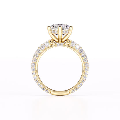 Brooklyn Moissanite & Lab Grown Diamond Ring | Yellow Gold | 4