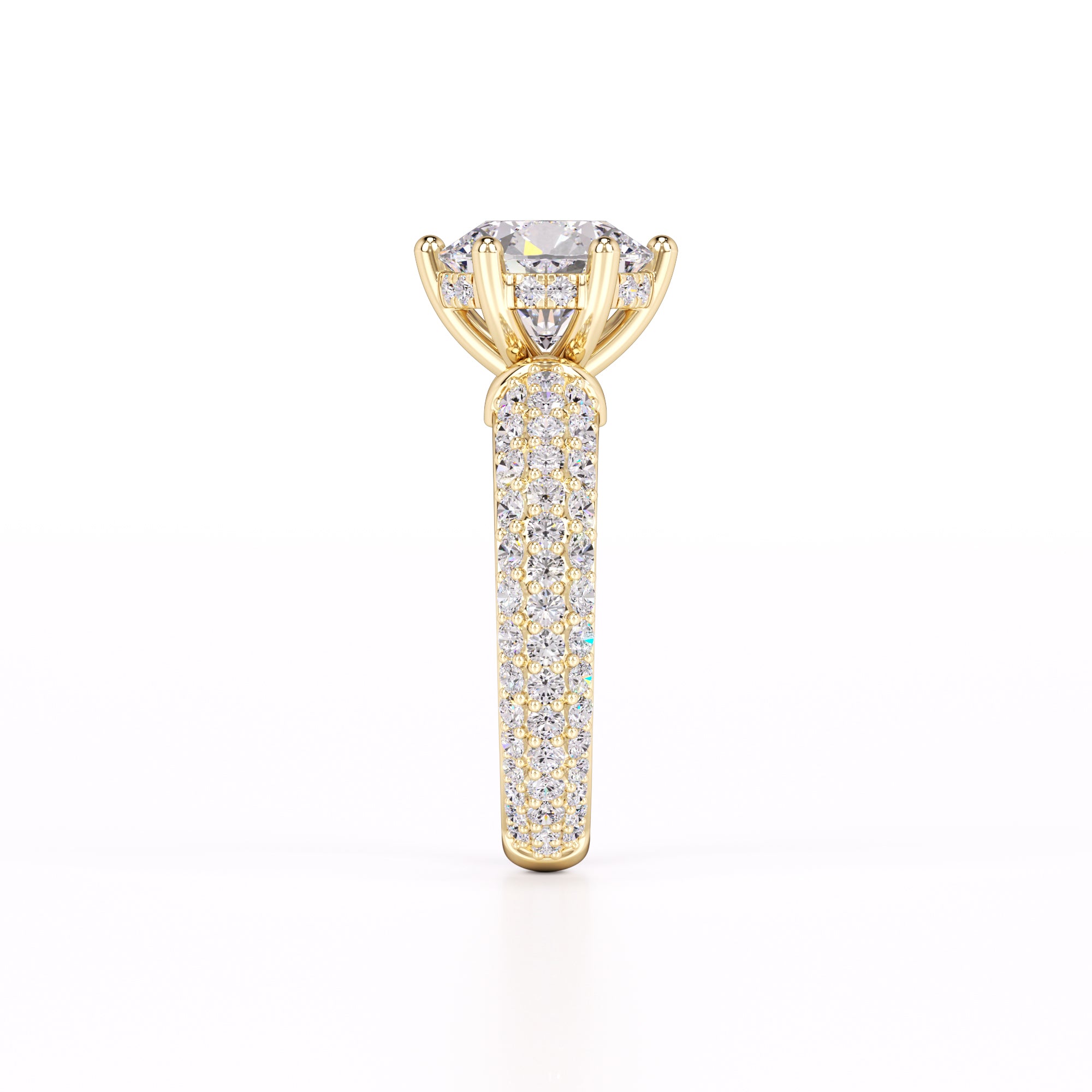 Brooklyn Lab Grown Diamond Ring | Yellow Gold | 4