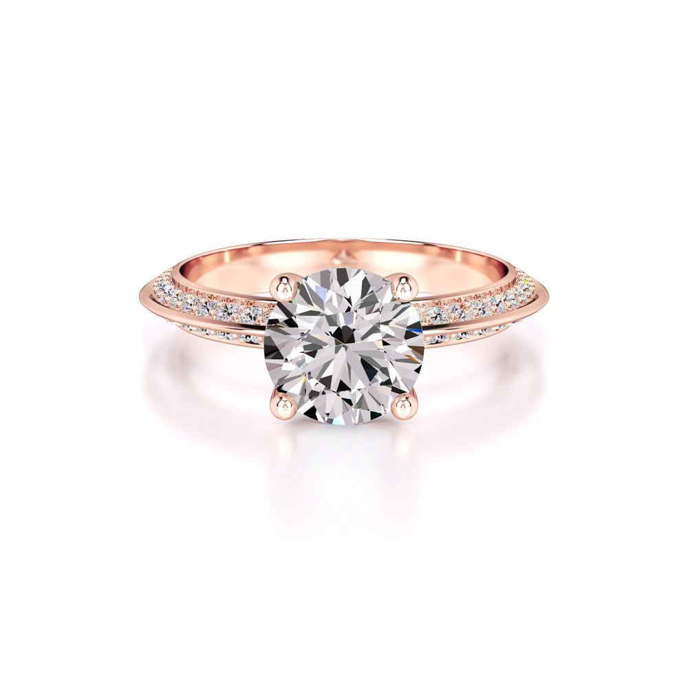 Lauren Lab Grown Diamond Ring | Rose Gold | 1