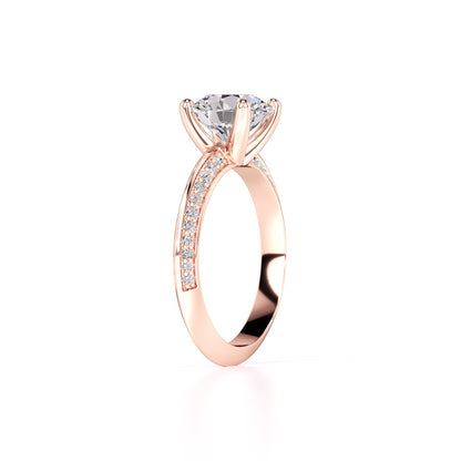 Lauren Lab Grown Diamond Ring | Rose Gold | 3