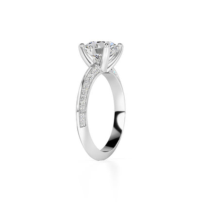 Lauren Lab Grown Diamond Ring | White Gold | 3