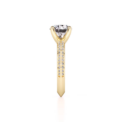 Lauren Lab Grown Diamond Ring | Yellow Gold | 4