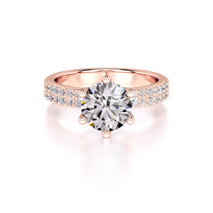 Jennifer Lab Grown Diamond Ring | Rose Gold | 1
