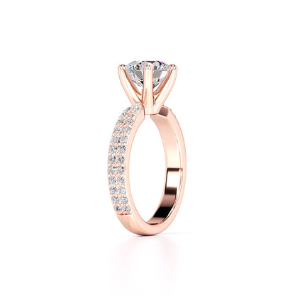 Jennifer Lab Grown Diamond Ring | Rose Gold | 3