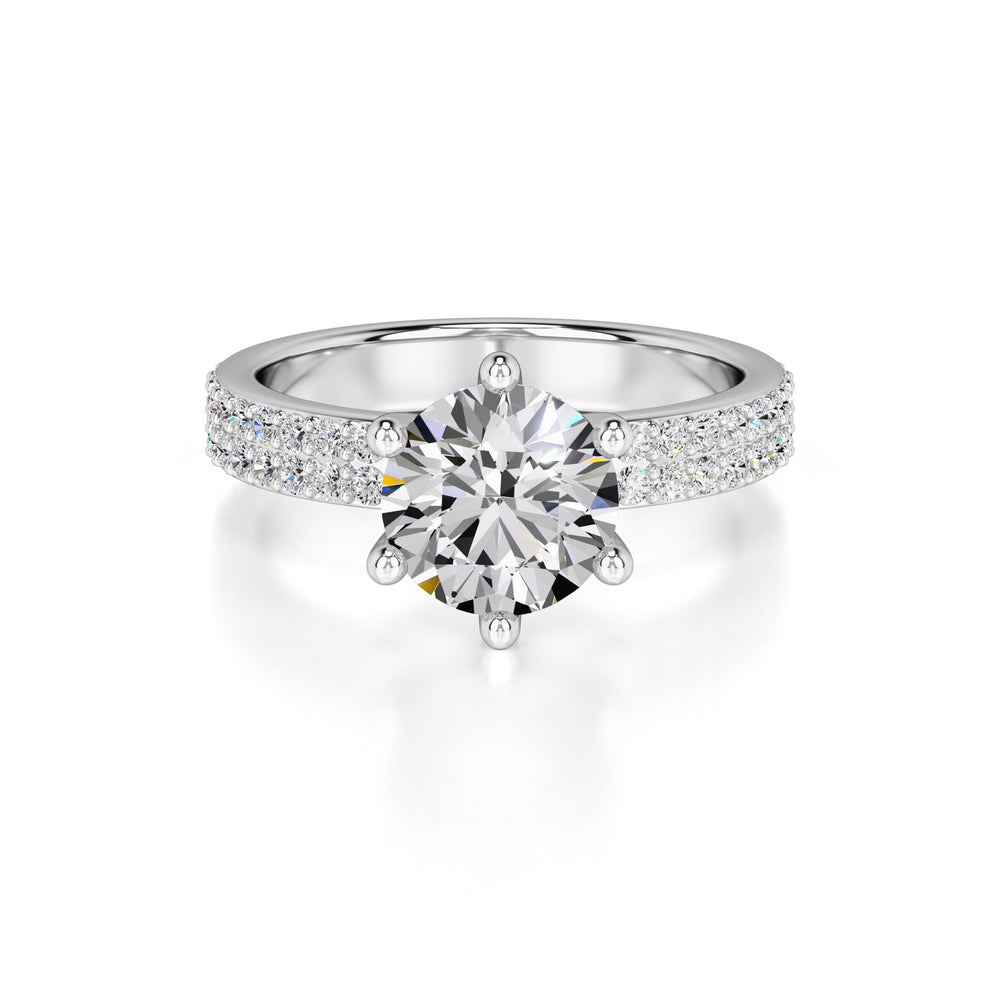 Jennifer Lab Grown Diamond Ring | White Gold | 1