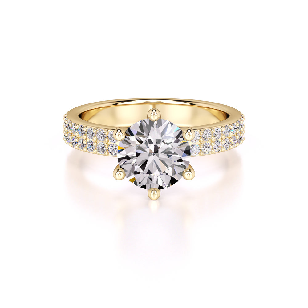 Jennifer Lab Grown Diamond Ring | Yellow Gold | 1