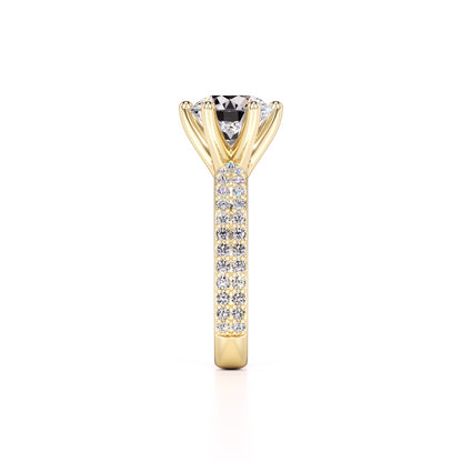 Jennifer Lab Grown Diamond Ring | Yellow Gold | 4