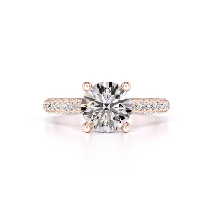 Gisele Moissanite & Lab Grown Diamond Ring | Rose Gold | 1