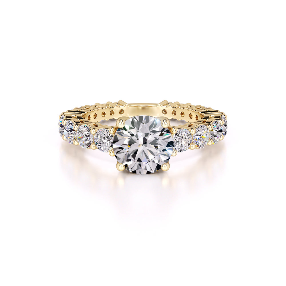 Penelope Lab Grown Diamond Ring | Yellow Gold | 1