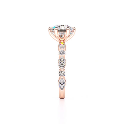 Lucy Lab Grown Diamond Ring | Rose Gold | 4