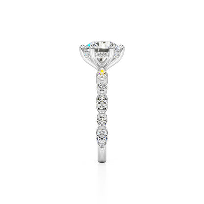 Lucy Lab Grown Diamond Ring | White Gold | 4