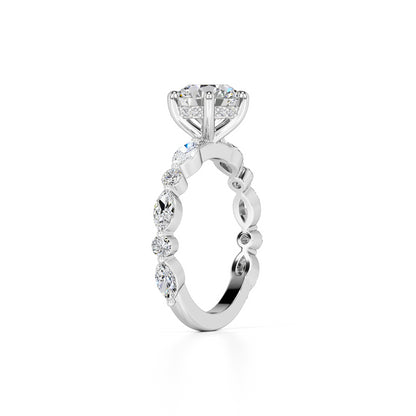 Lucy Lab Grown Diamond Ring | White Gold | 3