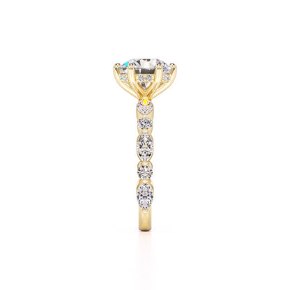Lucy Lab Grown Diamond Ring | Yellow Gold | 4