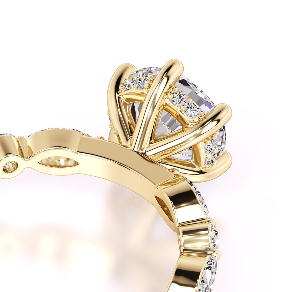 Lucy Lab Grown Diamond Ring | Yellow Gold | 2