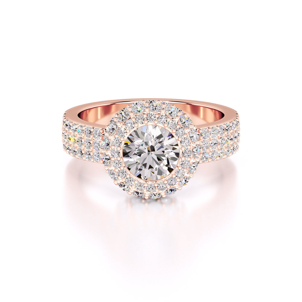 Claire Lab Grown Diamond Ring | Rose Gold | 1