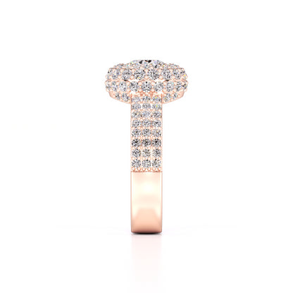 Claire Lab Grown Diamond Ring | Rose Gold | 4