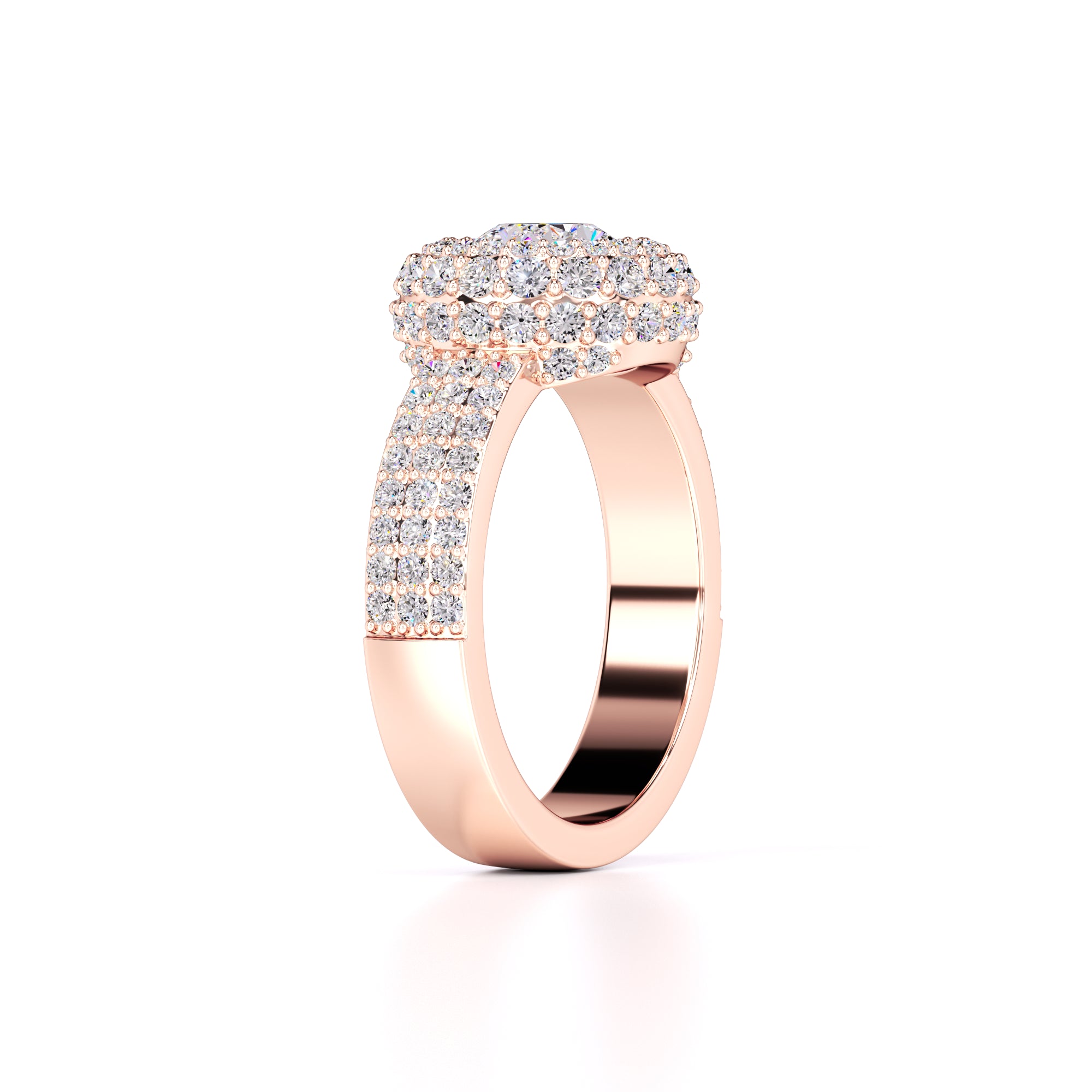 Claire Lab Grown Diamond Ring | Rose Gold | 3