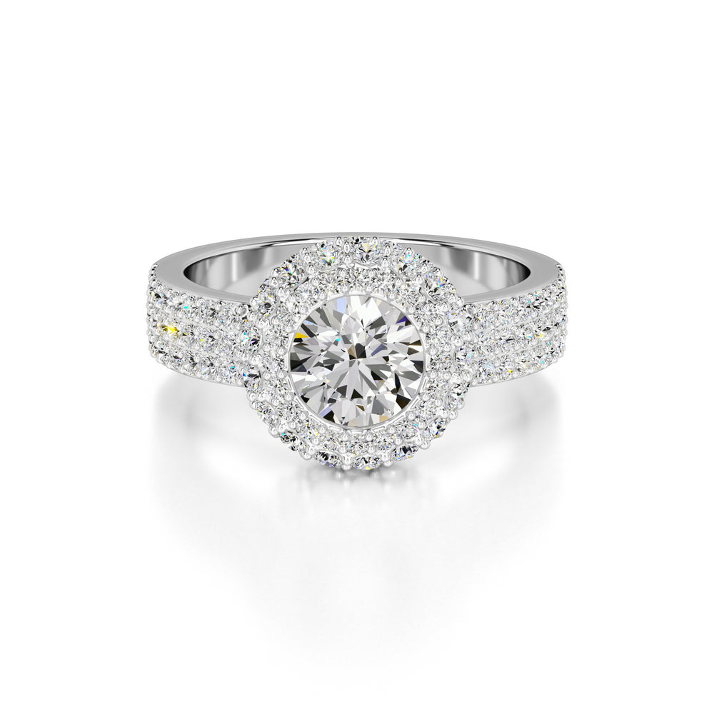 Claire Lab Grown Diamond Ring | White Gold | 1