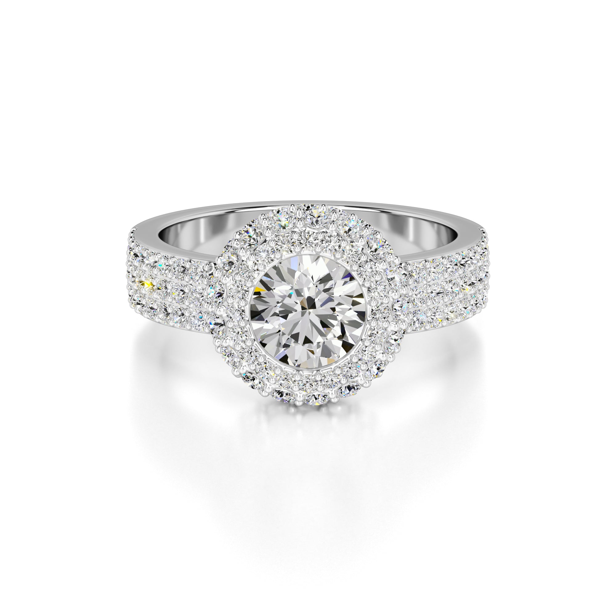 Claire Lab Grown Diamond Ring | White Gold | 1