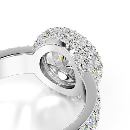 Claire Lab Grown Diamond Ring | White Gold | 2