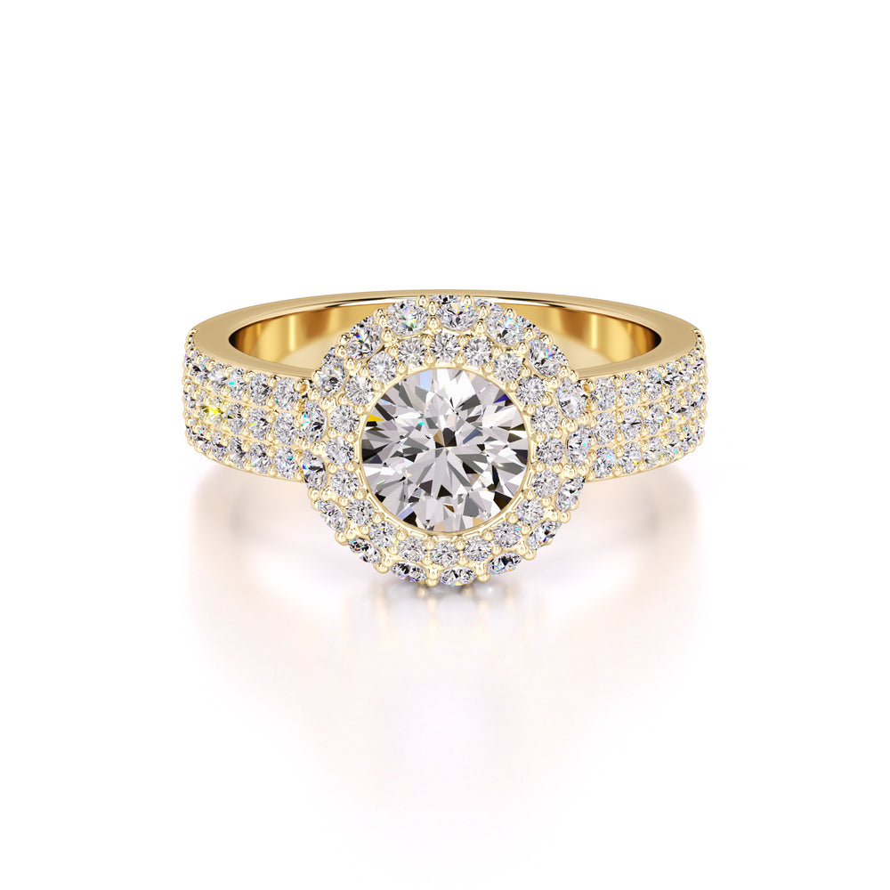 Claire Lab Grown Diamond Ring | Yellow Gold | 1
