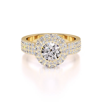 Claire Lab Grown Diamond Ring | Yellow Gold | 1