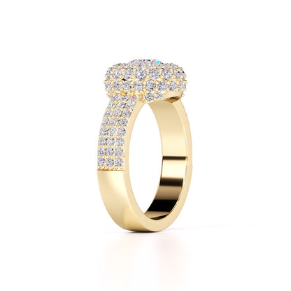 Claire Lab Grown Diamond Ring | Yellow Gold | 3