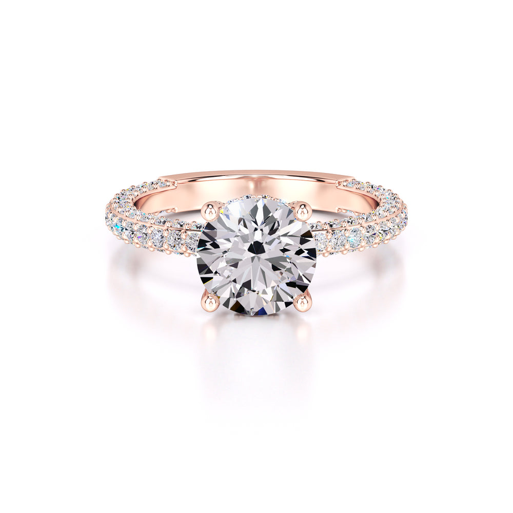 Anna Lab Grown Diamond Ring | Rose Gold | 1
