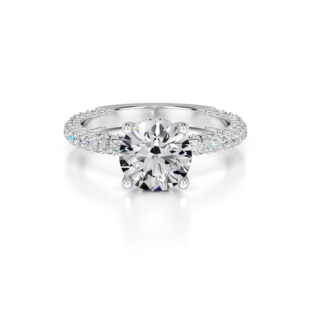 Anna Lab Grown Diamond Ring | White Gold | 1