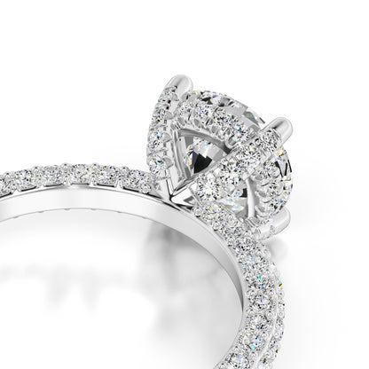 Anna Lab Grown Diamond Ring | White Gold | 2