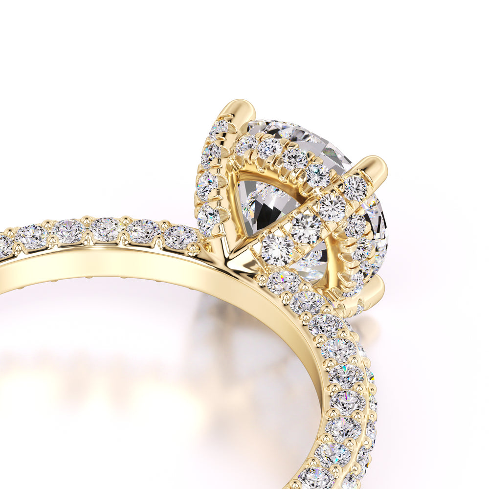 Anna Lab Grown Diamond Ring | Yellow Gold | 2