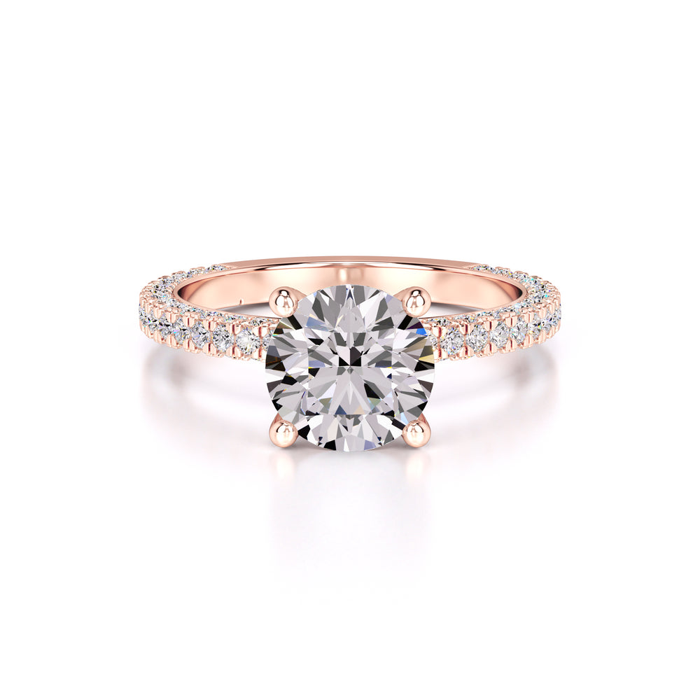 Amanda Lab Grown Diamond Ring | Rose Gold | 1