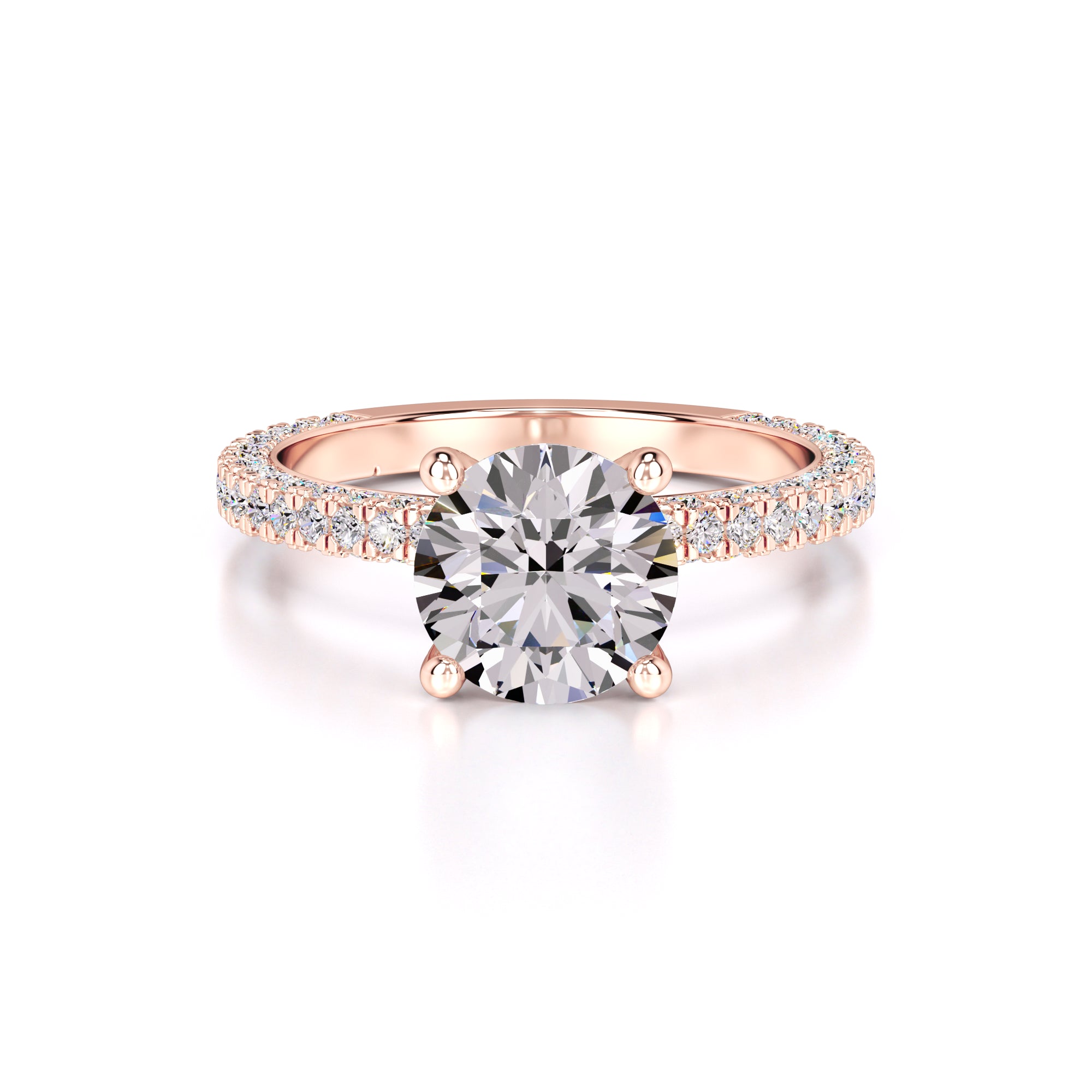 Amanda Lab Grown Diamond Ring | Rose Gold | 1