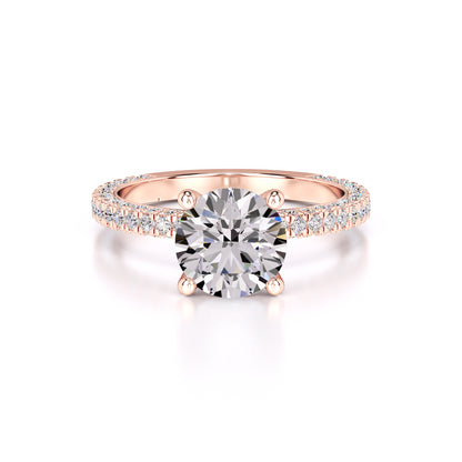 Amanda Lab Grown Diamond Ring | Rose Gold | 1