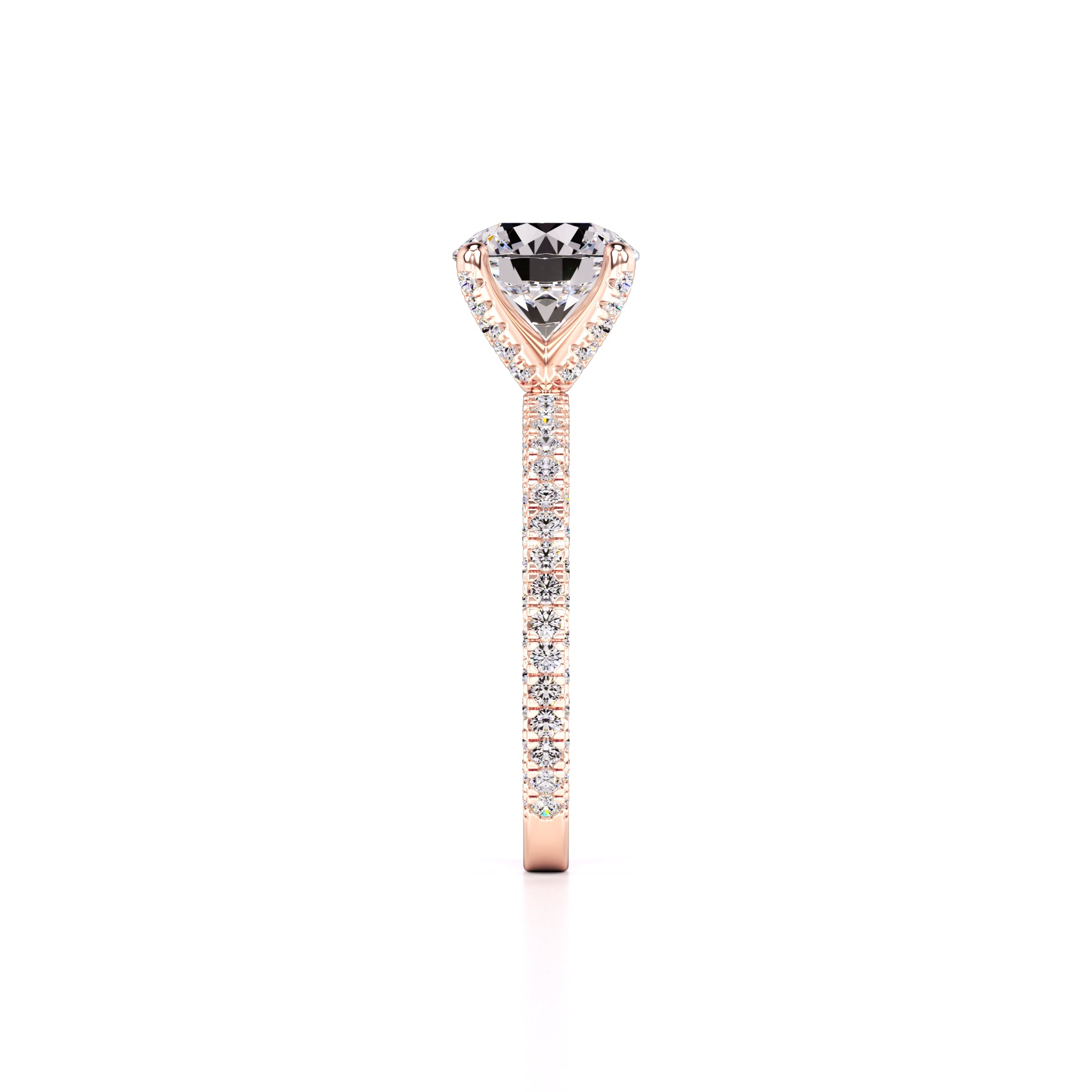 Amanda Lab Grown Diamond Ring | Rose Gold | 4