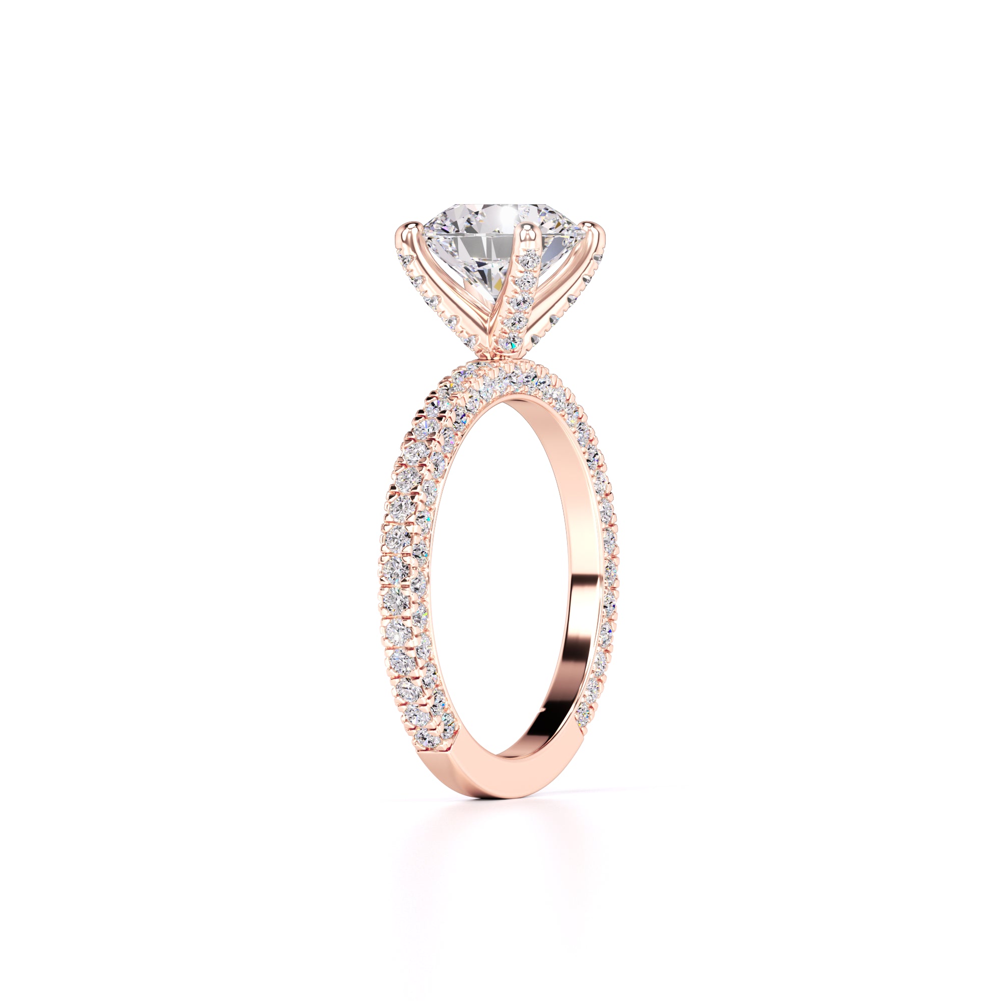 Amanda Lab Grown Diamond Ring | Rose Gold | 3
