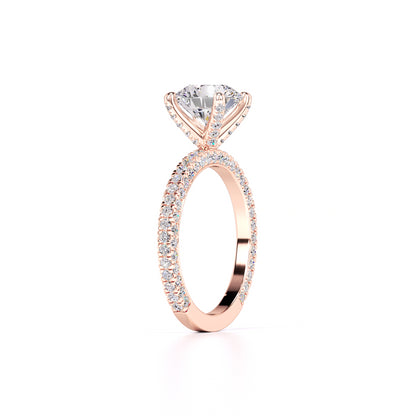 Amanda Lab Grown Diamond Ring | Rose Gold | 3