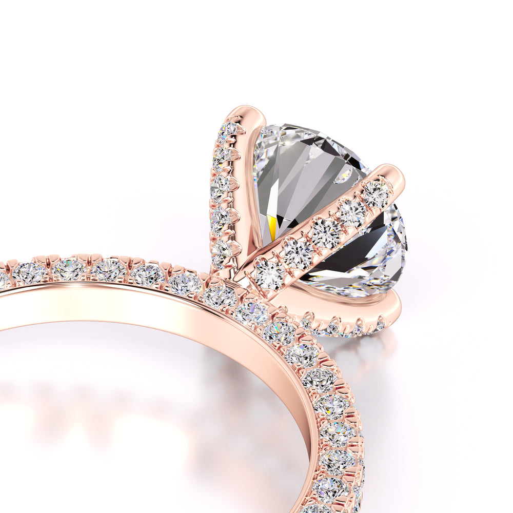 Amanda Lab Grown Diamond Ring | Rose Gold | 2
