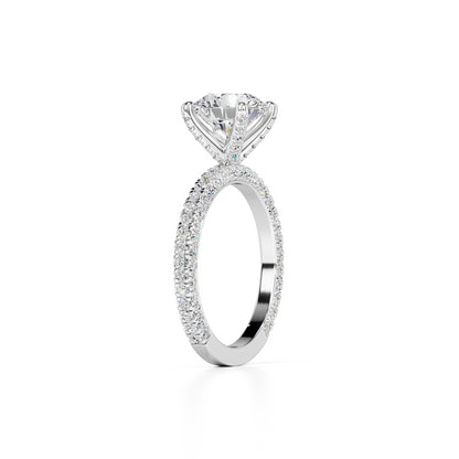 Amanda Lab Grown Diamond Ring | White Gold | 3