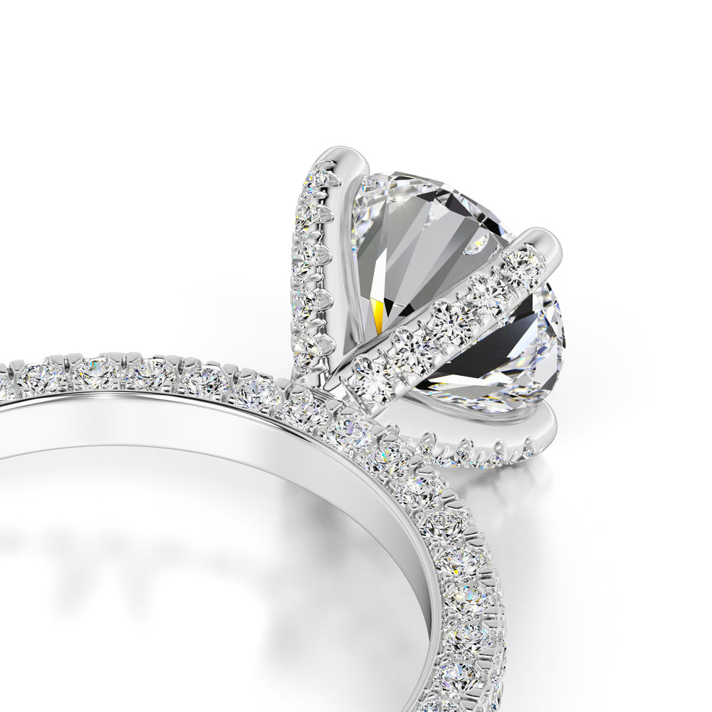 Amanda Lab Grown Diamond Ring | White Gold | 2