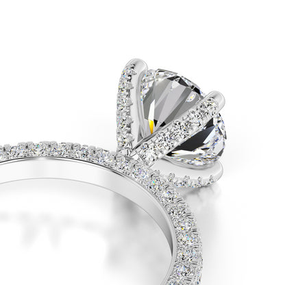 Amanda Lab Grown Diamond Ring | White Gold | 2